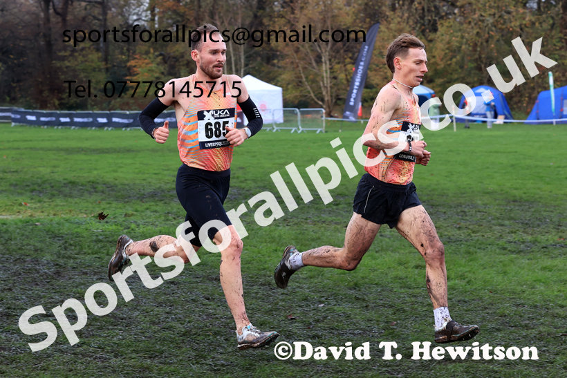 Senior Mens and Under-23s 2025 Liverpool Cross Challenge, Sefton Park, Saturday, November 22th. Photo: David T. Hewitson/Sports for All Pics